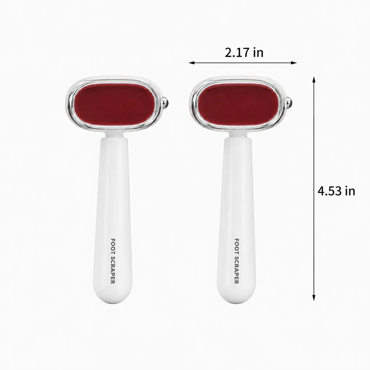 Dual‑Sided Foot Callus Remover, Replaceable Stainless Steel Blade Foot Scraper, Portable Manual Dead Skin Corn Remover, Safe Heels Exfoliator Pedicure Tool for Thick Hard Cracked Skin