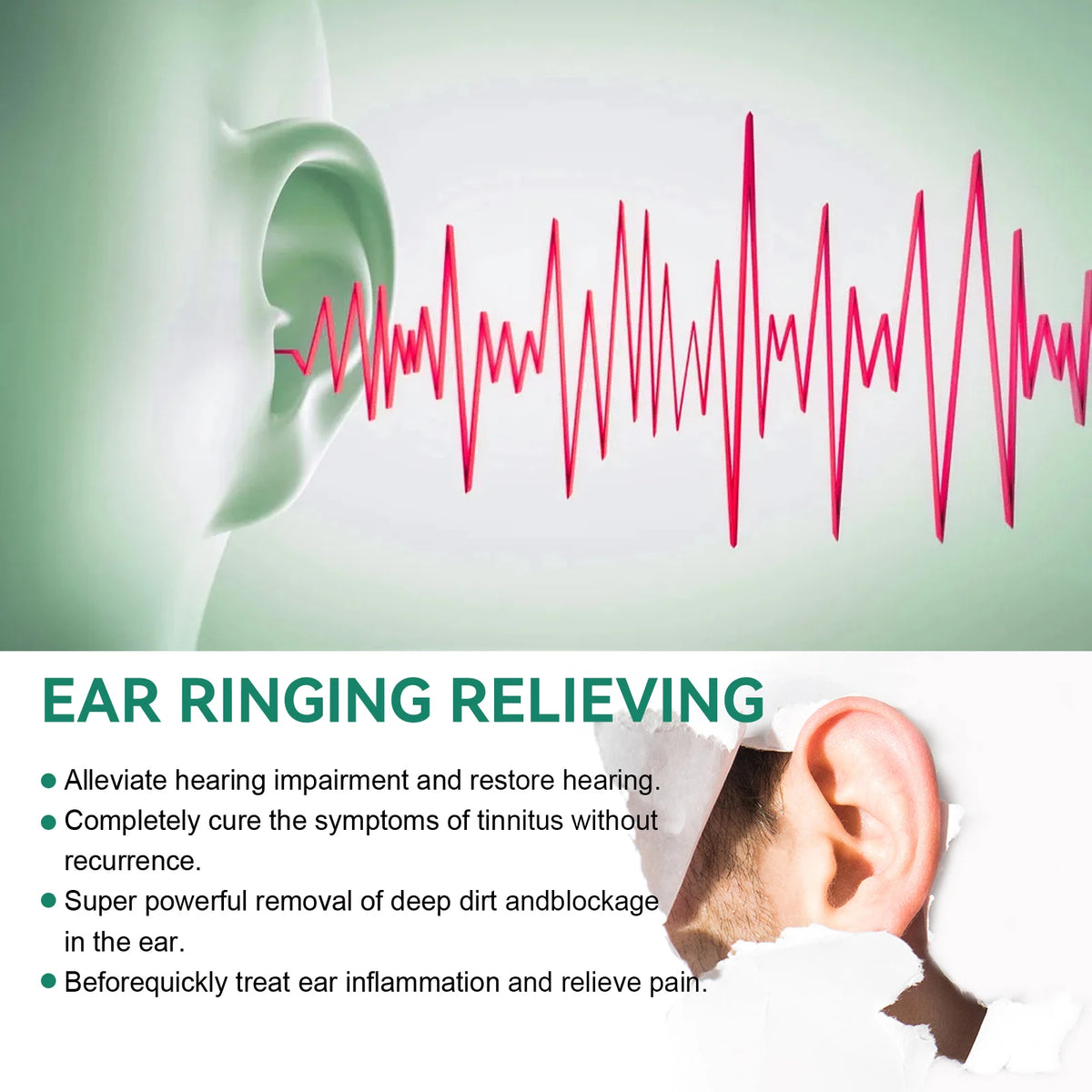 Ear Care Drops Hearing Support Formula Gentle Earwax Removal Drops Ear Discomfort Relief Soothing Ear Canal Care
