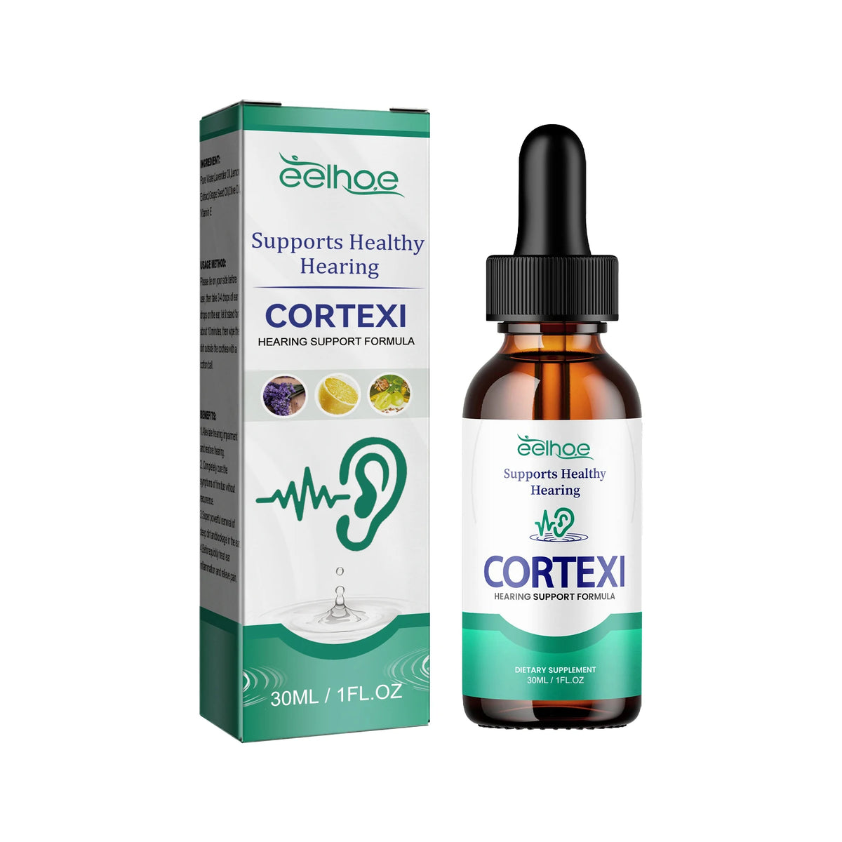 Ear Care Drops Hearing Support Formula Gentle Earwax Removal Drops Ear Discomfort Relief Soothing Ear Canal Care