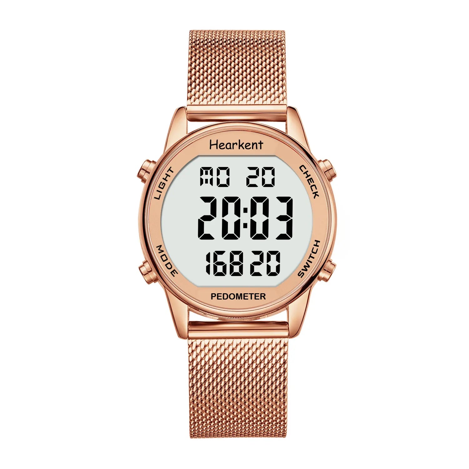 Pedometer Watches Sport Step Counter Women'S Digital Watches Calories Mile Tracker Waterproof 30M for Walking Running