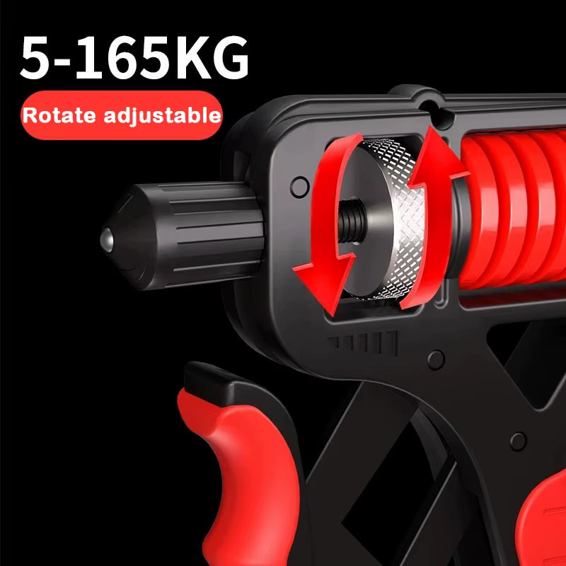Adjustable Hand Grip Strengthener Gripper Nonslip Grip Trainer with 5-165KG Resistance for Stronger Wrists Fingers and Hands