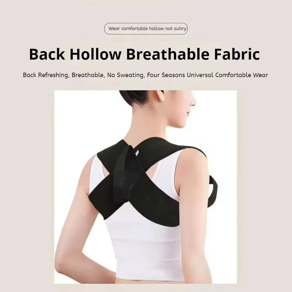Adjustable Adult Corrective Belt Back Shoulder Invisibility Posture Corrector Belt Prevention Humpback Open Shoulder