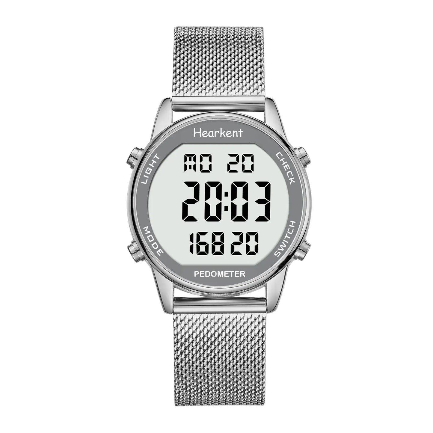 Pedometer Watches Sport Step Counter Women'S Digital Watches Calories Mile Tracker Waterproof 30M for Walking Running
