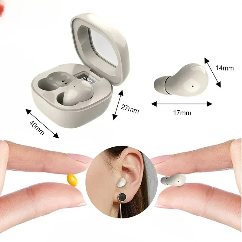 Mini Wireless Bluetooth 5.3 Earphones SK19 Invisible Sleep Headphones for Huawei Xiaomi Noise Reduction Headsets