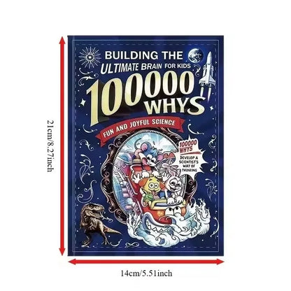 100000 Whys Children Science Book, Daily Reading Encyclopedia, Homeschool Educational Gift for Kids Books Book