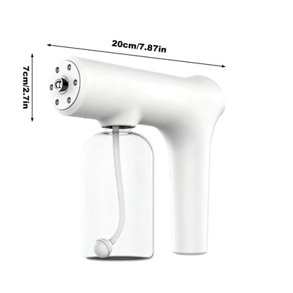 Mist Sprayer 350Ml Electric 6 Levels Cordless Rechargeable Handheld Fogger Machine for Water Toner Home Office Salon Travel Gym