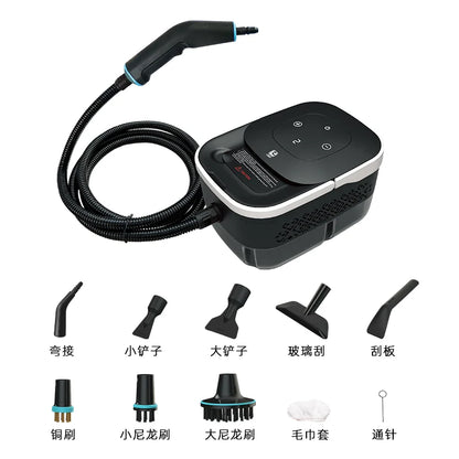 1500W Portable Steam Cleaner 110V Touch Screen Large Capacity Cleaning Machine for Mattress Sofa Carpet and Fabric Care