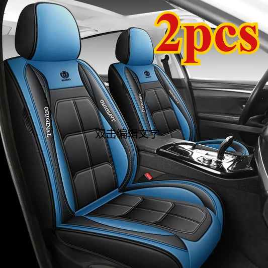 2Pcs Car Seat Cushion Fully Surrounded Four Seasons Universal Vehicle Cover Seat Cover Wear-Resistant Stain-Resistant Breathable