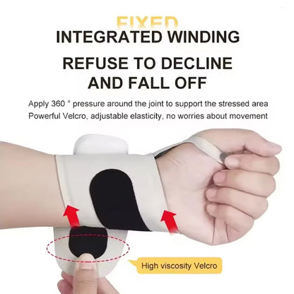 NEW EMS Electric Hand Wrist Massager Vibration Massage Relieve Hand Muscle Fatigue USB Rechargeable Wrist Brace Wrap Hand Belt