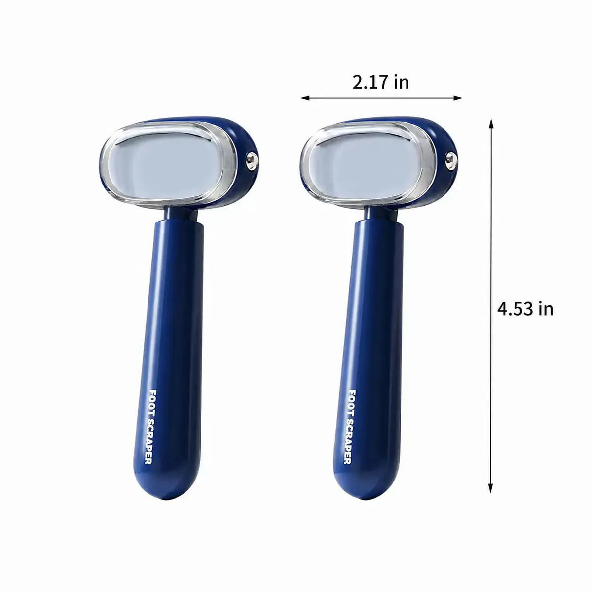 Dual‑Sided Foot Callus Remover, Replaceable Stainless Steel Blade Foot Scraper, Portable Manual Dead Skin Corn Remover, Safe Heels Exfoliator Pedicure Tool for Thick Hard Cracked Skin