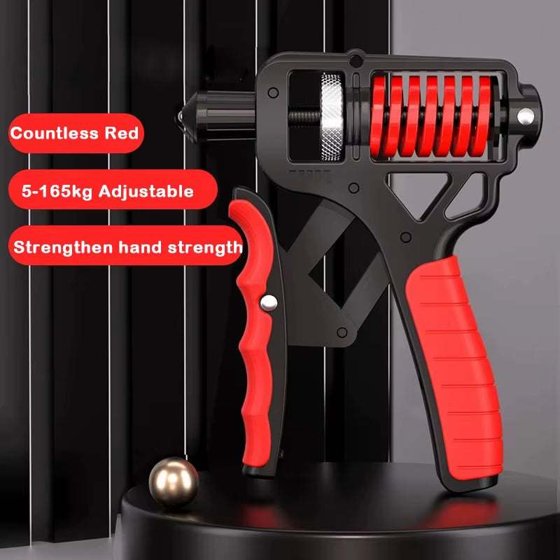 Adjustable Hand Grip Strengthener Gripper Nonslip Grip Trainer with 5-165KG Resistance for Stronger Wrists Fingers and Hands