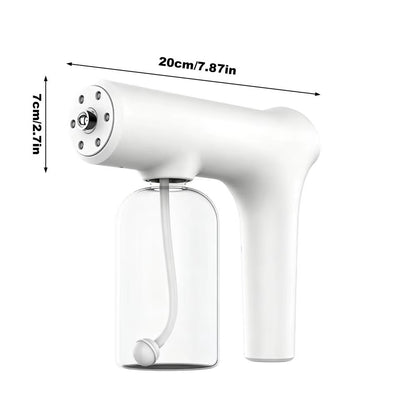 Mist Sprayer 350Ml Electric 6 Levels Cordless Rechargeable Handheld Fogger Machine for Water Toner Home Office Salon Travel Gym