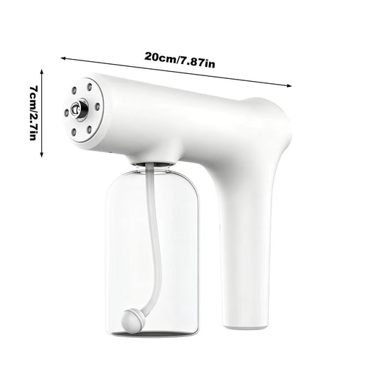 Mist Sprayer 350Ml Electric 6 Levels Cordless Rechargeable Handheld Fogger Machine for Water Toner Home Office Salon Travel Gym