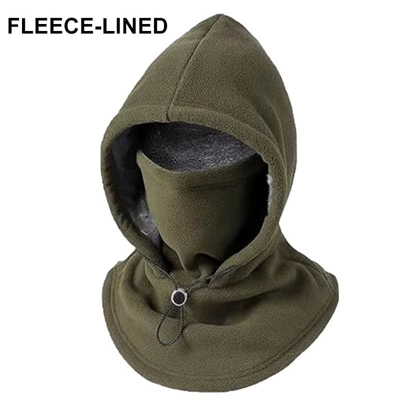 Three in One Wool Double-Layer Integrated Hat Windproof and Warm Winter Flannel Warm Mask Hat Balaclava Wind Hat Ski Masks 2026