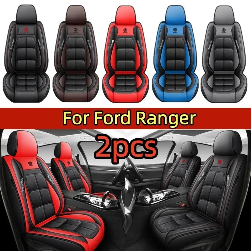 2Pcs Car Seat Cushion Fully Surrounded Four Seasons Universal Vehicle Cover Seat Cover Wear-Resistant Stain-Resistant Breathable