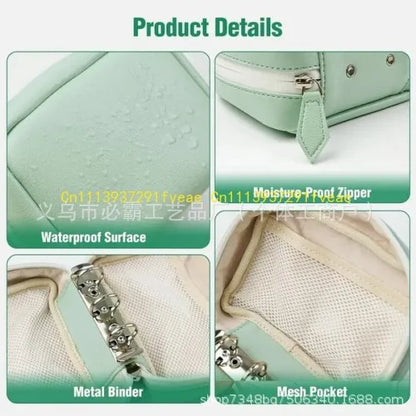 2026 New Waterlproof Pill Pouch Set Multiple Compartments Waterproof Pill Bag Set as a Gift for Parents and Elders