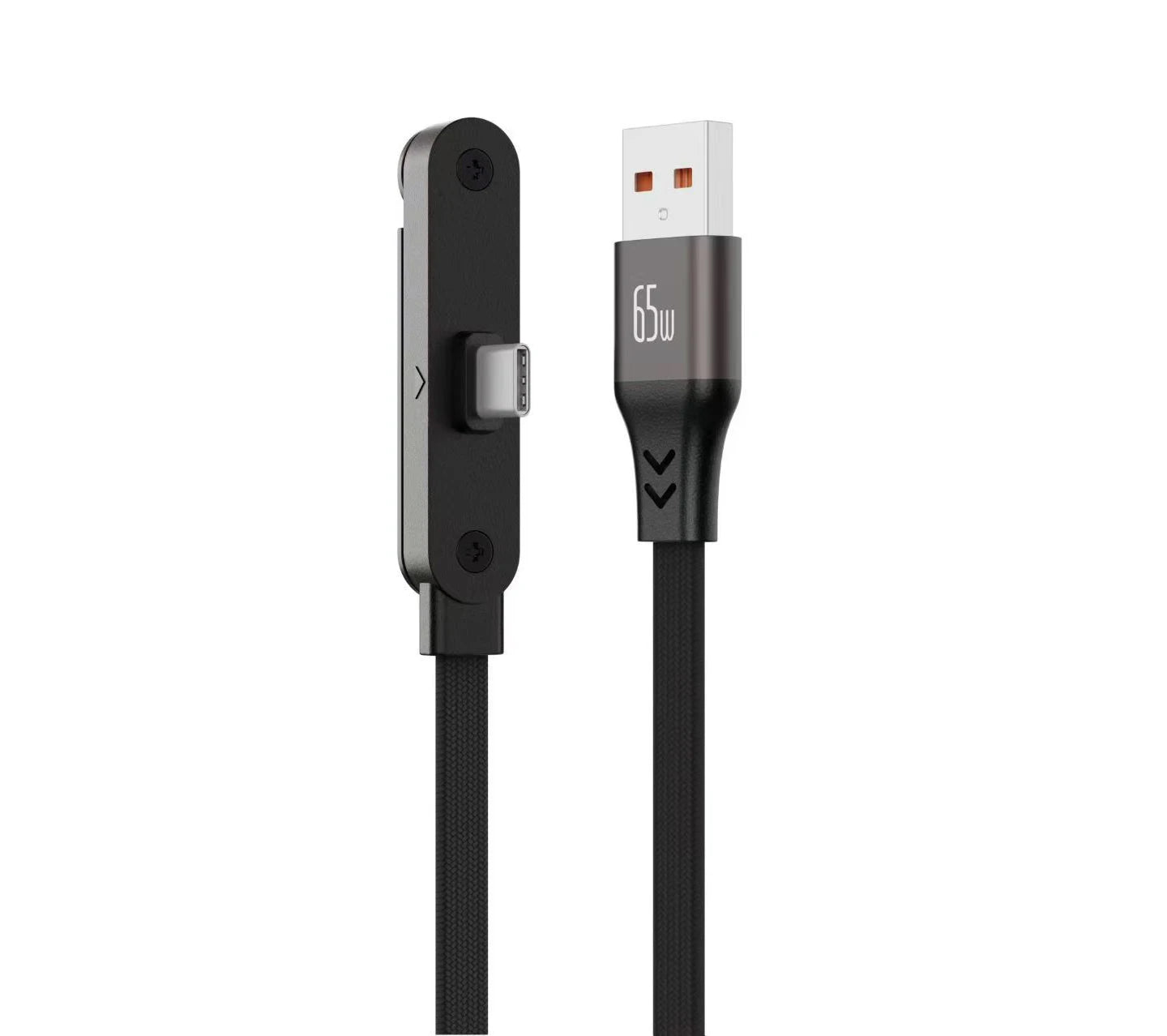 240W Type-C to Type C Cable Elbow Fast Charging Data Cable Foldable Stand Phone Holder for Iphone 17/16/15 for Samsung Charger
