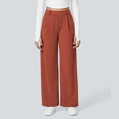 Women'S Fashion Comfortable Pants Autumn and Winter Wide Leg Casual Sports Drape Slimming and Versatile Floor Length 2025