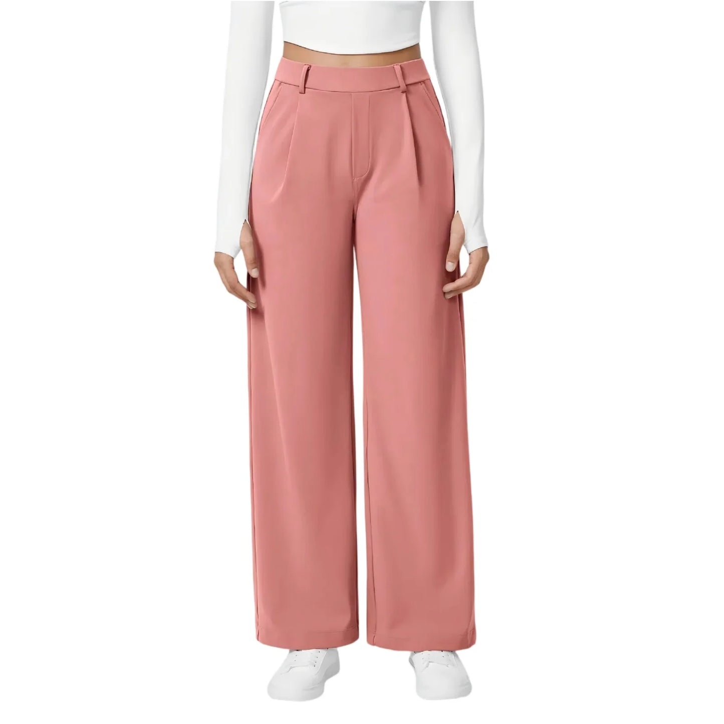 Women'S Fashion Comfortable Pants Autumn and Winter Wide Leg Casual Sports Drape Slimming and Versatile Floor Length 2025