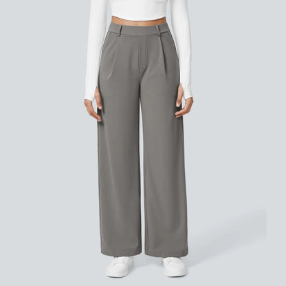 Women'S Fashion Comfortable Pants Autumn and Winter Wide Leg Casual Sports Drape Slimming and Versatile Floor Length 2025