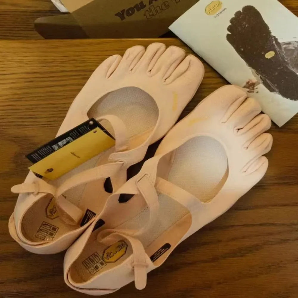 Lightweight, Breathable, and Quick-Drying Five-Toed V-Soul Sneakers Are Perfect for Yoga, Walking, and Outdoor Activities.