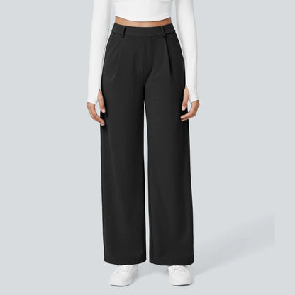 Women'S Fashion Comfortable Pants Autumn and Winter Wide Leg Casual Sports Drape Slimming and Versatile Floor Length 2025