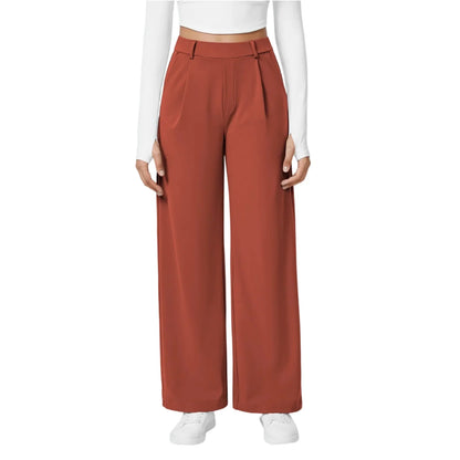 Women'S Fashion Comfortable Pants Autumn and Winter Wide Leg Casual Sports Drape Slimming and Versatile Floor Length 2025