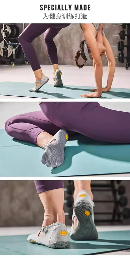 Lightweight, Breathable, and Quick-Drying Five-Toed V-Soul Sneakers Are Perfect for Yoga, Walking, and Outdoor Activities.