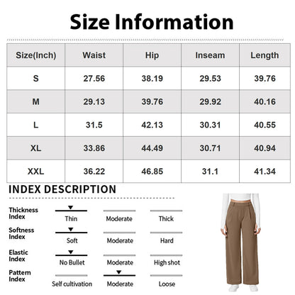 Women'S Fashion Comfortable Pants Autumn and Winter Wide Leg Casual Sports Drape Slimming and Versatile Floor Length 2025