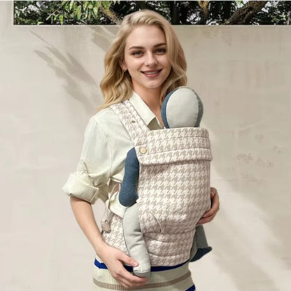 Ergonomic Baby Carrier for Newborns to Toddlers (7-35 Lbs) with Adjustable Straps and Belt Bag Comfortable Versatile and Stylish