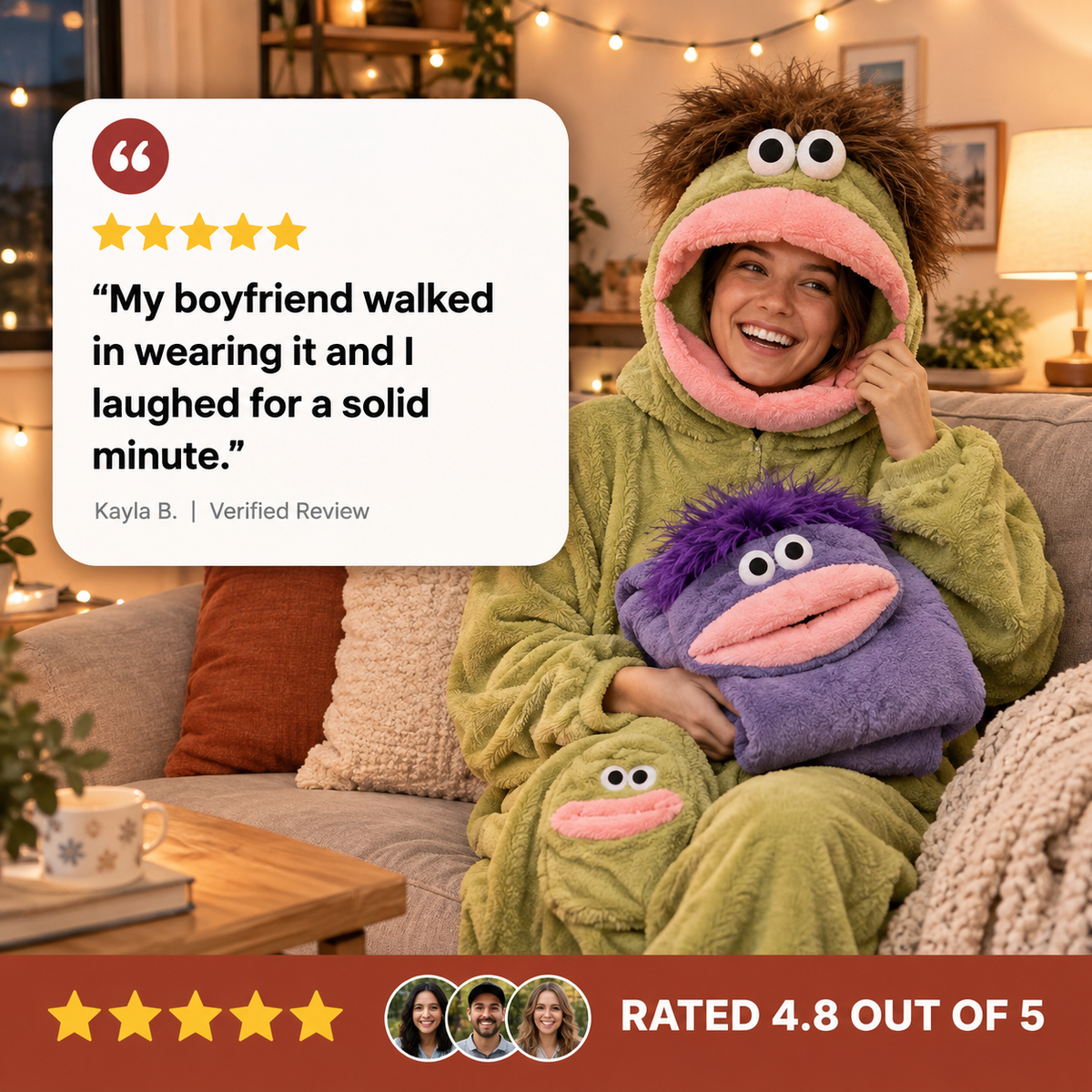 Grin Gremlin Onesie