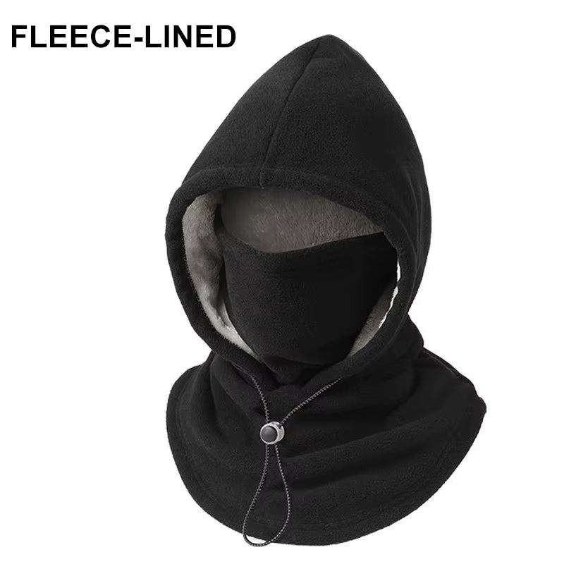 Three in One Wool Double-Layer Integrated Hat Windproof and Warm Winter Flannel Warm Mask Hat Balaclava Wind Hat Ski Masks 2026