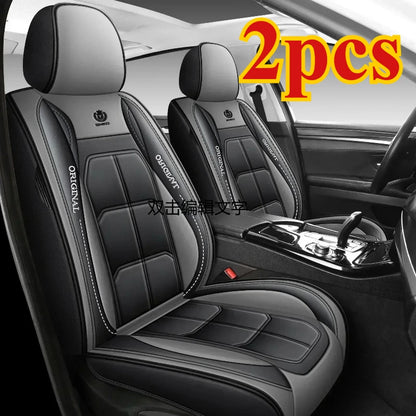 2Pcs Car Seat Cushion Fully Surrounded Four Seasons Universal Vehicle Cover Seat Cover Wear-Resistant Stain-Resistant Breathable