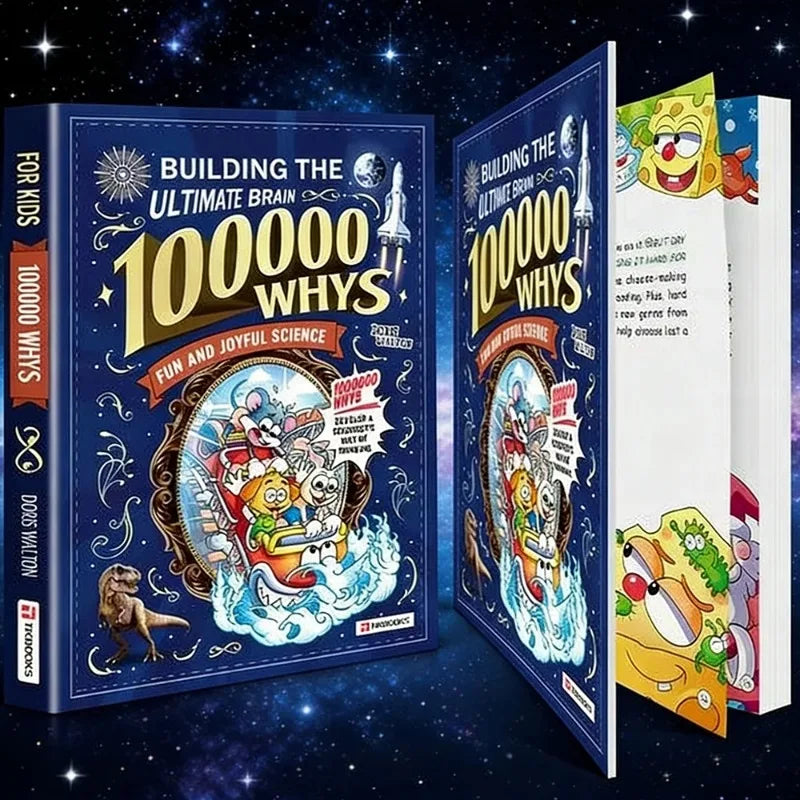 100000 Whys Children Science Book, Daily Reading Encyclopedia, Homeschool Educational Gift for Kids Books Book