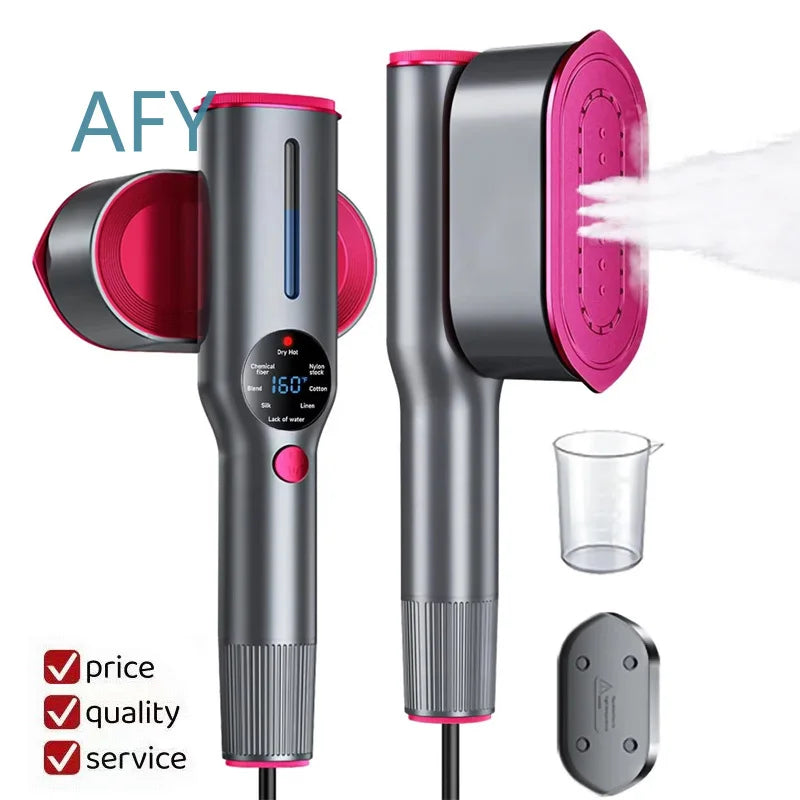 Dr.Flash for Handy Garment Steamer 2 in 1 Mini Travel Steamer Portable Clothing Steamer for Wrinkle Removal Fast Heating