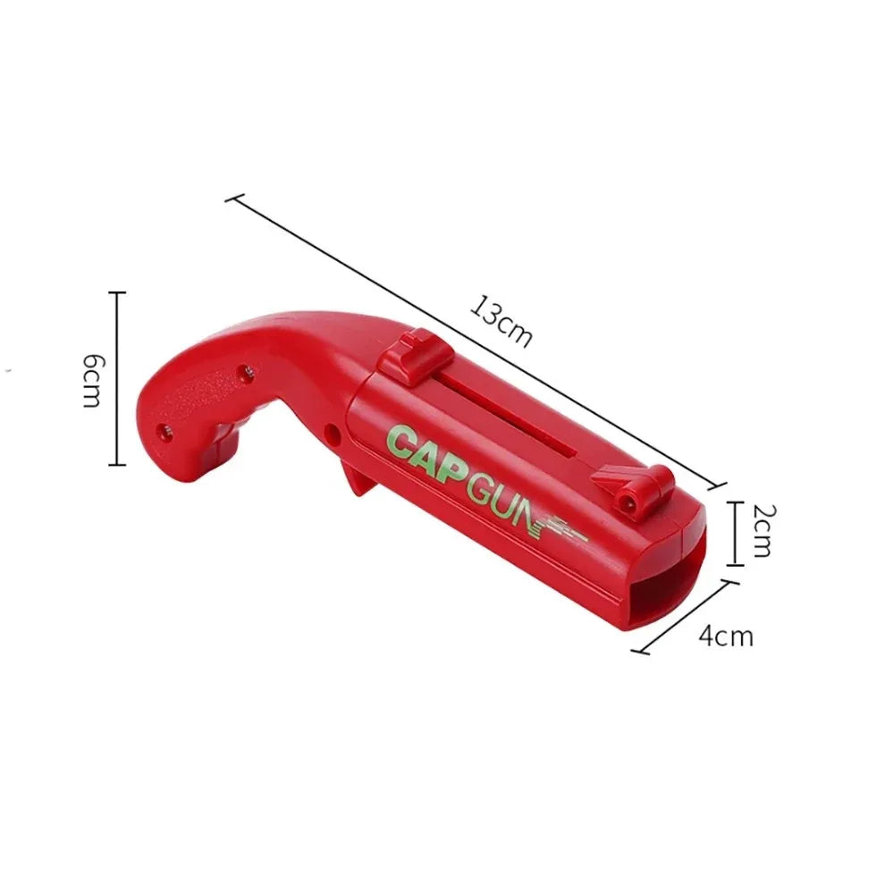 Portable Cap Gun Beer Bottle Opener Beverage Drinking Opening Gun Cap Launcher Kitchen Party Supply Bar Tool Kitchen Accessorie