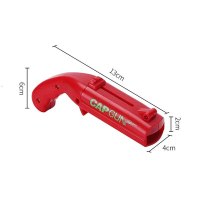 Portable Cap Gun Beer Bottle Opener Beverage Drinking Opening Gun Cap Launcher Kitchen Party Supply Bar Tool Kitchen Accessorie