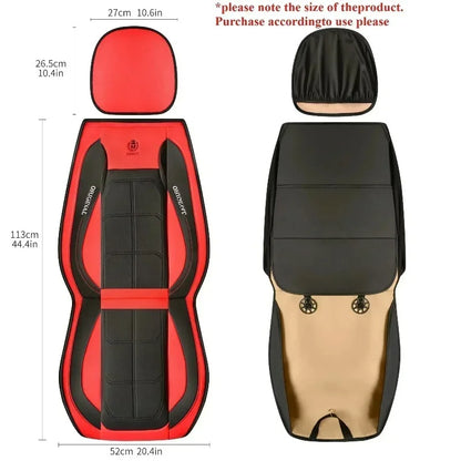 2Pcs Car Seat Cushion Fully Surrounded Four Seasons Universal Vehicle Cover Seat Cover Wear-Resistant Stain-Resistant Breathable