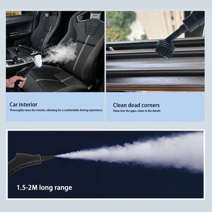 1500W Portable Steam Cleaner 110V Touch Screen Large Capacity Cleaning Machine for Mattress Sofa Carpet and Fabric Care