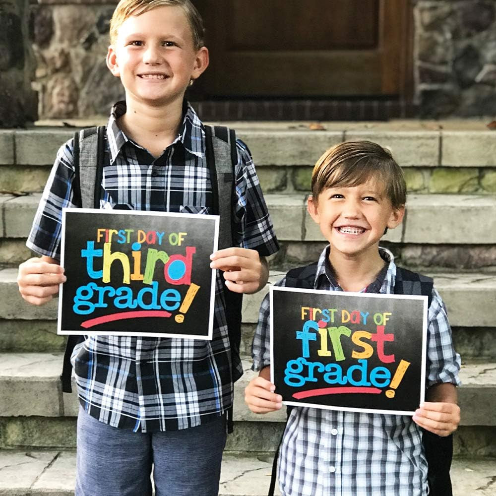 Class Keeper® School Memory Book + First & Last Day Photo Signs | Digital Memory App Included