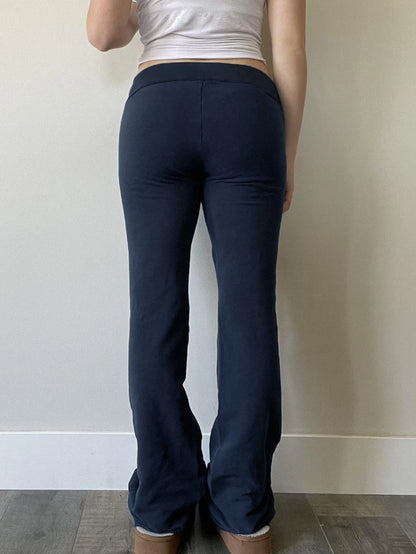America Fashion Y2K Low Waist Slight Strech Letter Print All Match Streetwear Long Pants