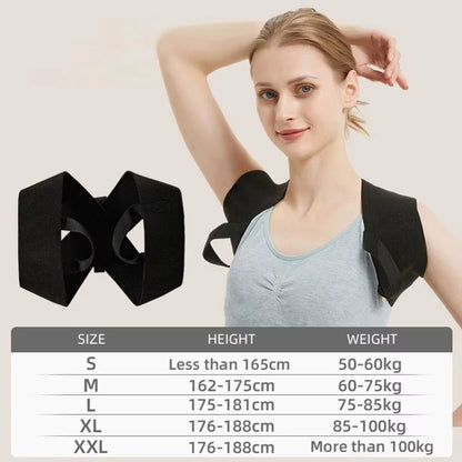 Adjustable Adult Corrective Belt Back Shoulder Invisibility Posture Corrector Belt Prevention Humpback Open Shoulder
