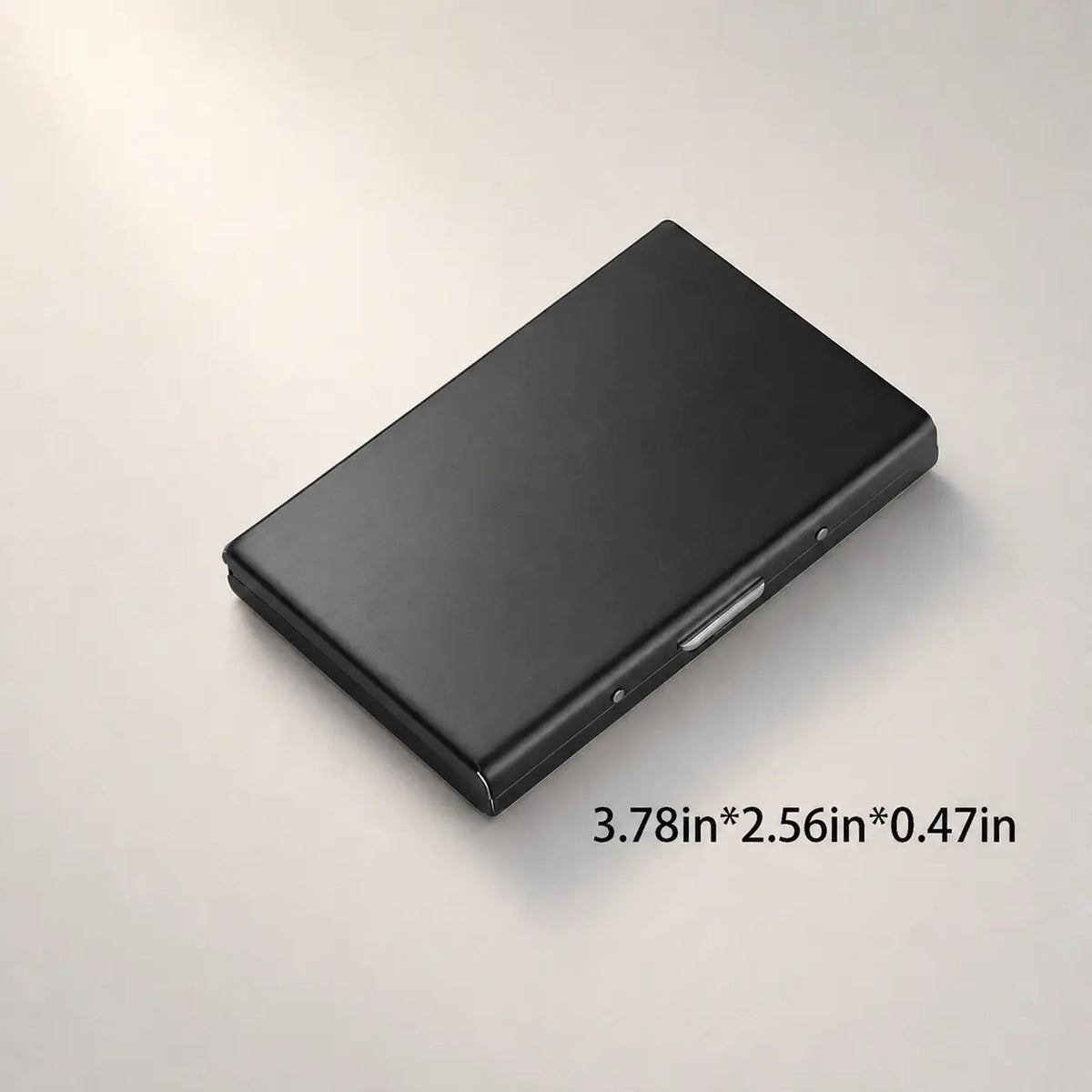 RFID Blocking Metal Card Holder - Ultra-Slim Stainless Steel Business Credit Card Case, Portable Pocket Secure ID Protector for Men’S Business Travel (Party Gift)